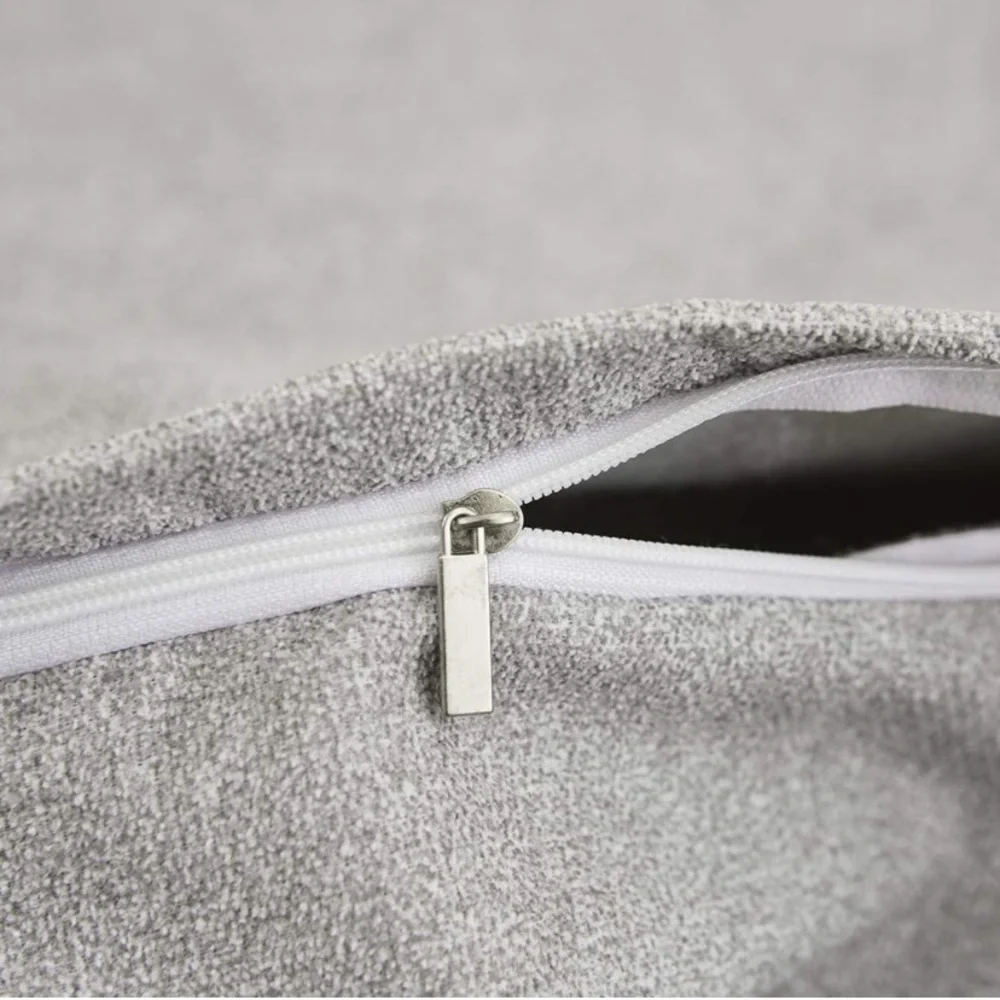 Luxury Home | Elegant Chic Stone Grey Soft Chenille Throw Pillow Covers